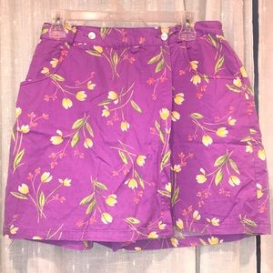 Vintage Floral Skort